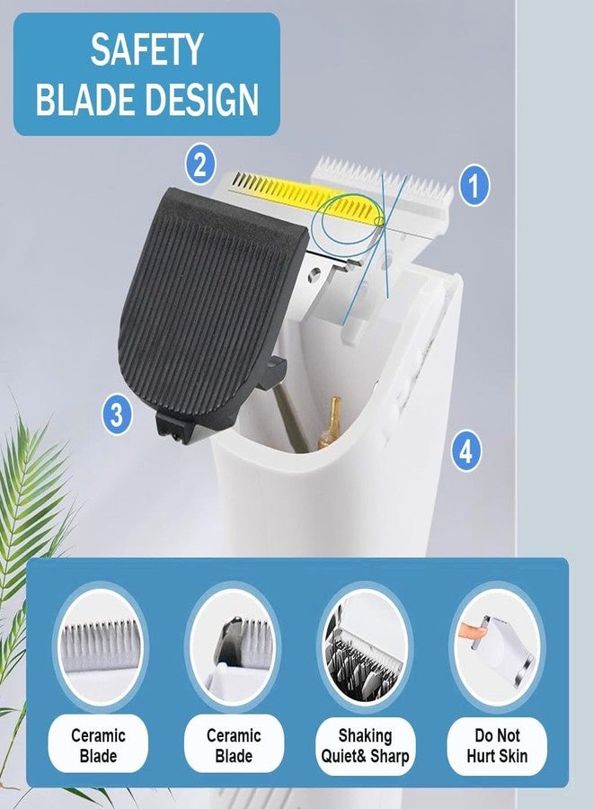 CRAZYABBS 4 In 1 Cat Grooming Trimming Set, Low Noise Cat Grooming Clippers Professional Hair Cutting Ideal for Shedding Seasons and Wound Care - USB Rechargeable - Image 2